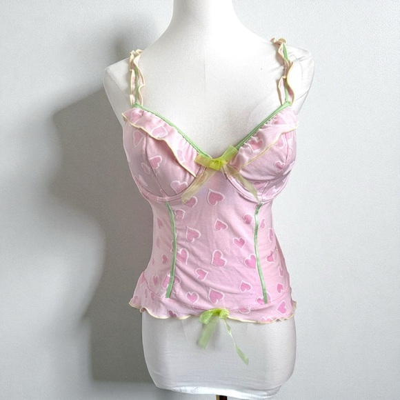 Vintage Other - 💗 Y2K Fairycore Heart Corset Top 36c